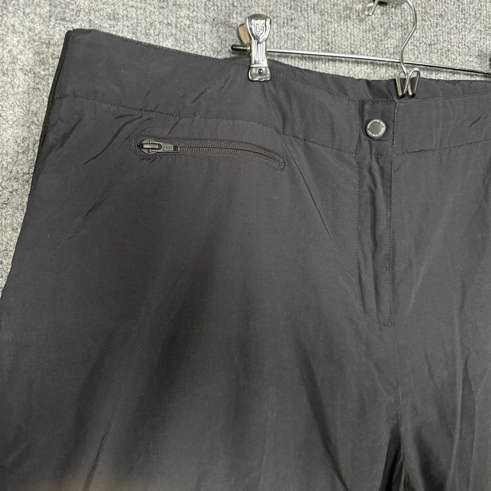 Obermeyer Womens Size 20 Pants Black Nylon Snow Ski‎ Insulated Outdoor Pull On